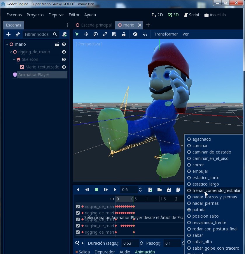 Mario Rigging compatible with Godot Game Engine preview image 1